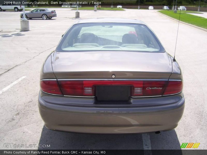 Dark Bronzemist Metallic / Taupe 2004 Buick Century Standard