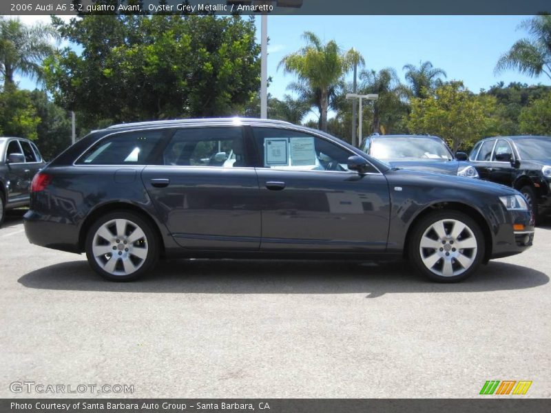 Oyster Grey Metallic / Amaretto 2006 Audi A6 3.2 quattro Avant