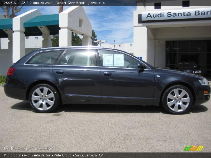 Oyster Grey Metallic / Amaretto 2006 Audi A6 3.2 quattro Avant