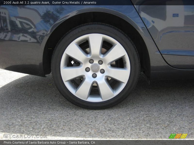 Oyster Grey Metallic / Amaretto 2006 Audi A6 3.2 quattro Avant