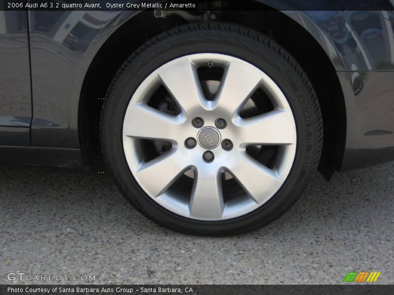 Oyster Grey Metallic / Amaretto 2006 Audi A6 3.2 quattro Avant