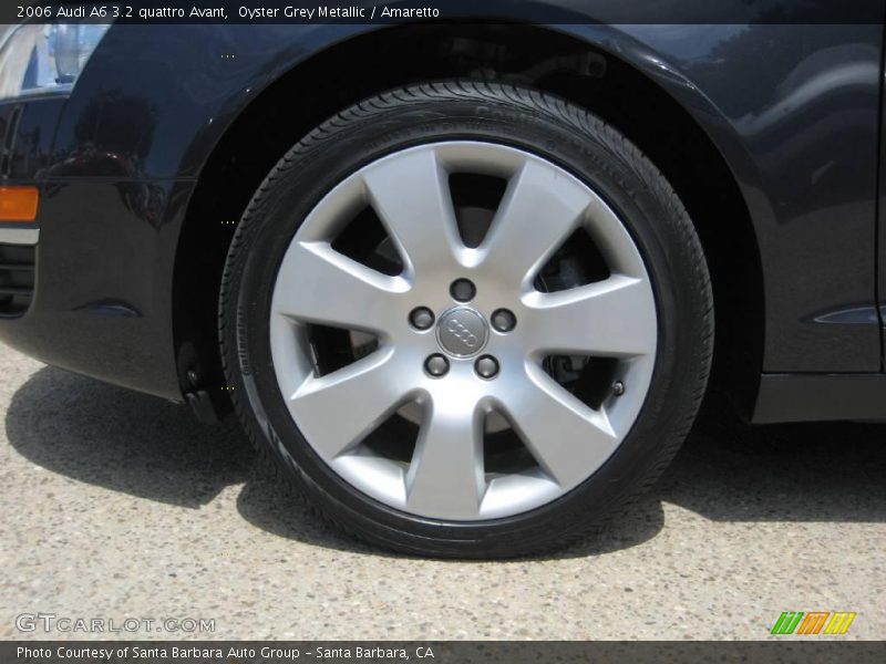 Oyster Grey Metallic / Amaretto 2006 Audi A6 3.2 quattro Avant