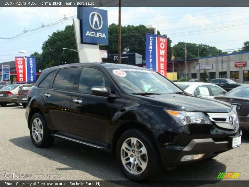 Formal Black Pearl / Bordeaux 2007 Acura MDX