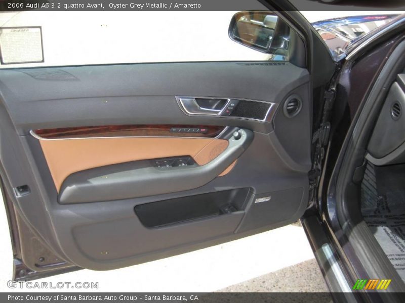 Oyster Grey Metallic / Amaretto 2006 Audi A6 3.2 quattro Avant