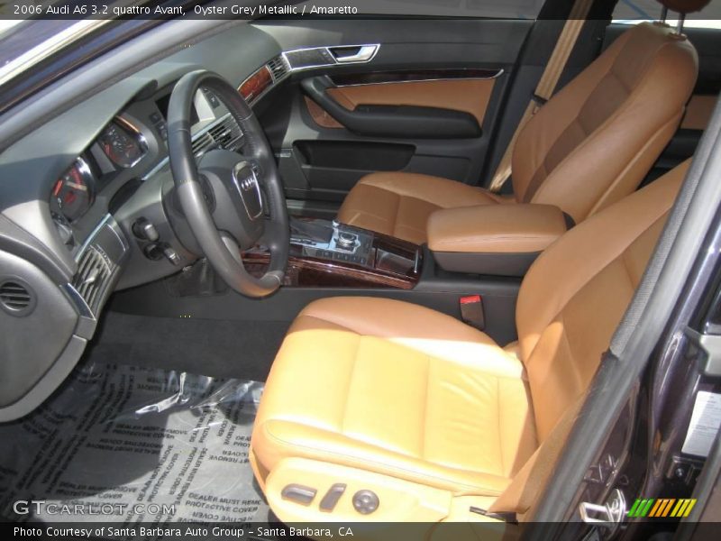 Oyster Grey Metallic / Amaretto 2006 Audi A6 3.2 quattro Avant