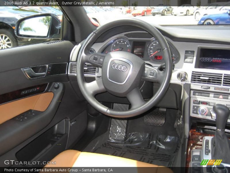 Oyster Grey Metallic / Amaretto 2006 Audi A6 3.2 quattro Avant