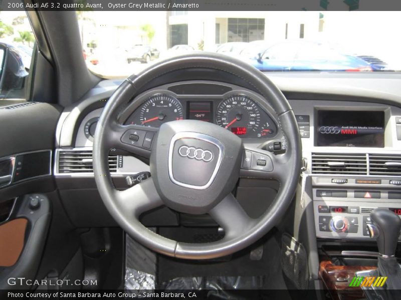 Oyster Grey Metallic / Amaretto 2006 Audi A6 3.2 quattro Avant