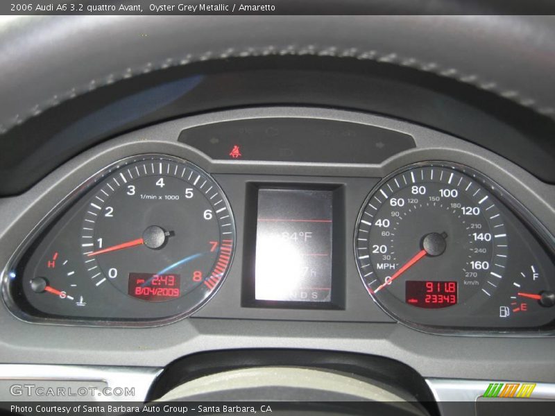 Oyster Grey Metallic / Amaretto 2006 Audi A6 3.2 quattro Avant