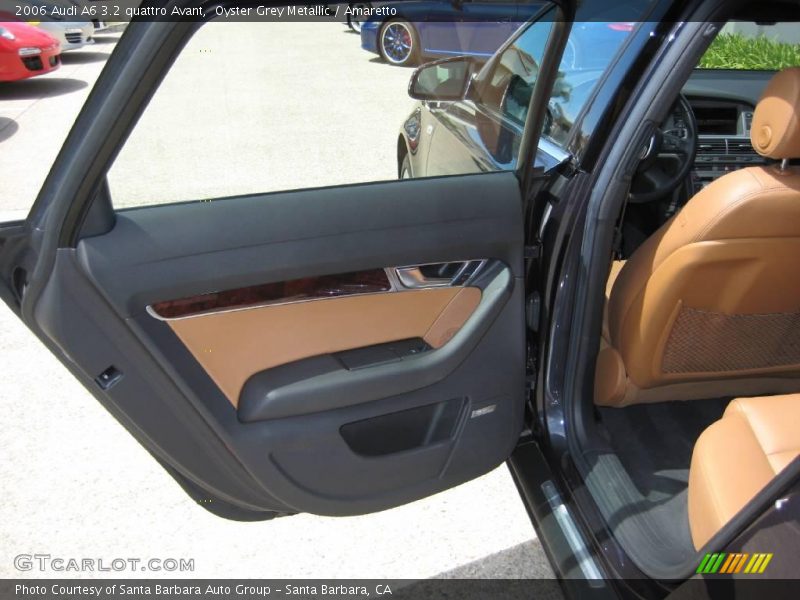 Oyster Grey Metallic / Amaretto 2006 Audi A6 3.2 quattro Avant