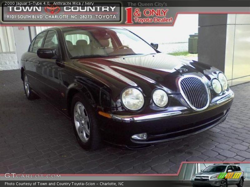 Anthracite Mica / Ivory 2000 Jaguar S-Type 4.0