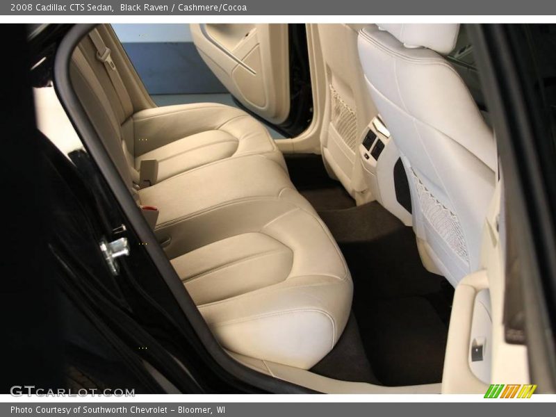 Black Raven / Cashmere/Cocoa 2008 Cadillac CTS Sedan