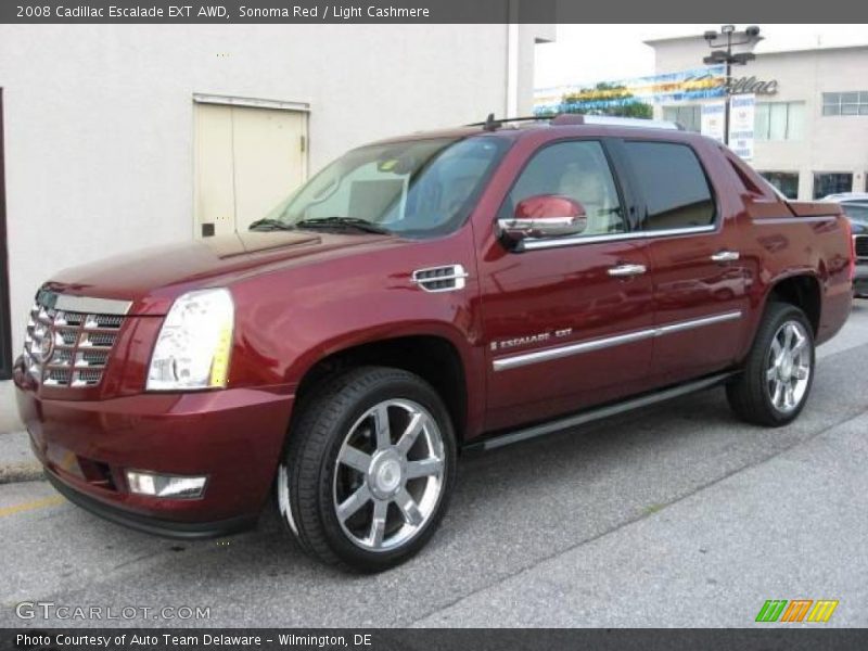 Sonoma Red / Light Cashmere 2008 Cadillac Escalade EXT AWD