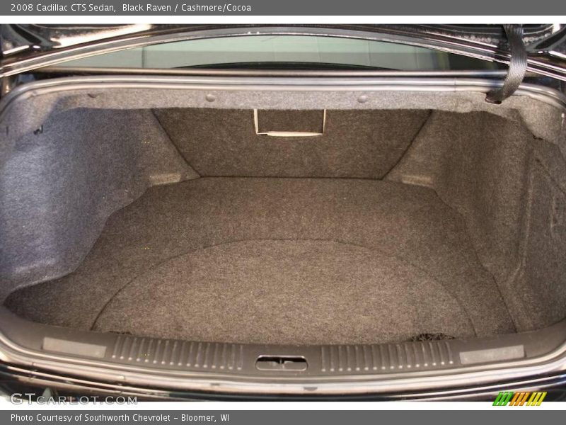 Black Raven / Cashmere/Cocoa 2008 Cadillac CTS Sedan