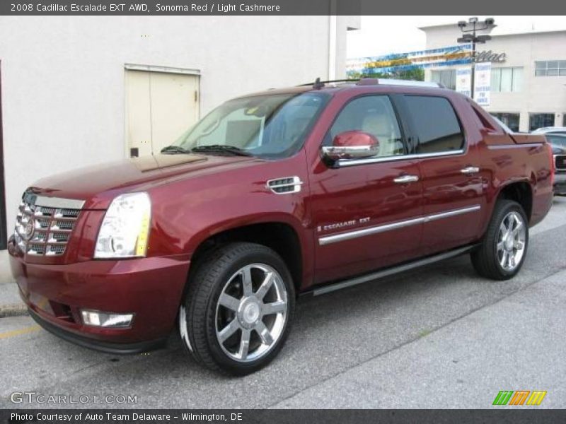 Sonoma Red / Light Cashmere 2008 Cadillac Escalade EXT AWD