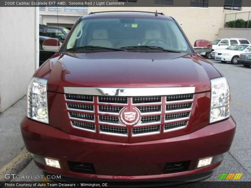 Sonoma Red / Light Cashmere 2008 Cadillac Escalade EXT AWD