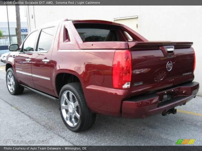 Sonoma Red / Light Cashmere 2008 Cadillac Escalade EXT AWD