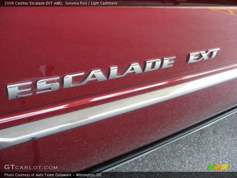 Sonoma Red / Light Cashmere 2008 Cadillac Escalade EXT AWD