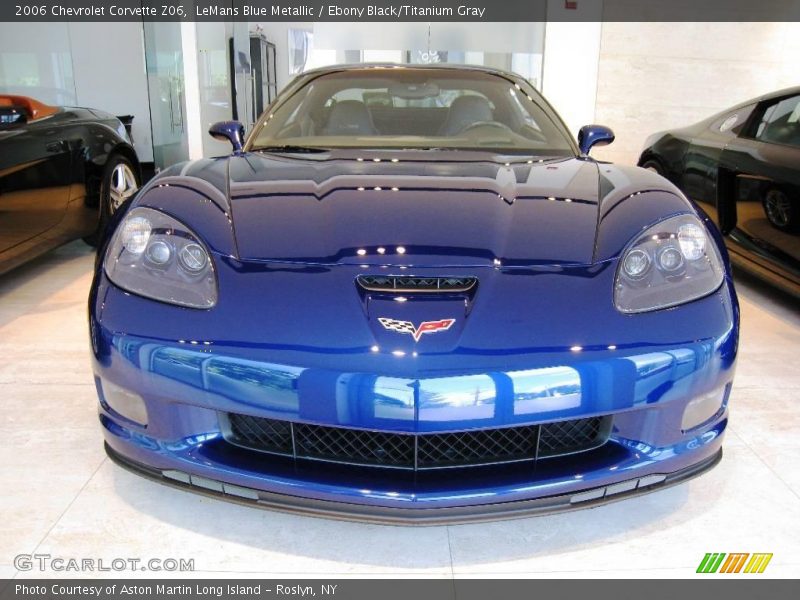 LeMans Blue Metallic / Ebony Black/Titanium Gray 2006 Chevrolet Corvette Z06