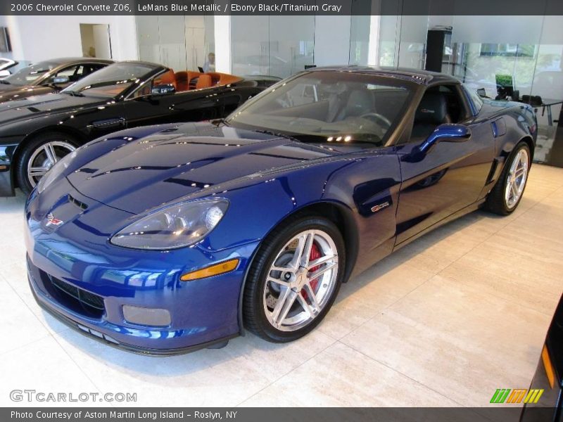 LeMans Blue Metallic / Ebony Black/Titanium Gray 2006 Chevrolet Corvette Z06