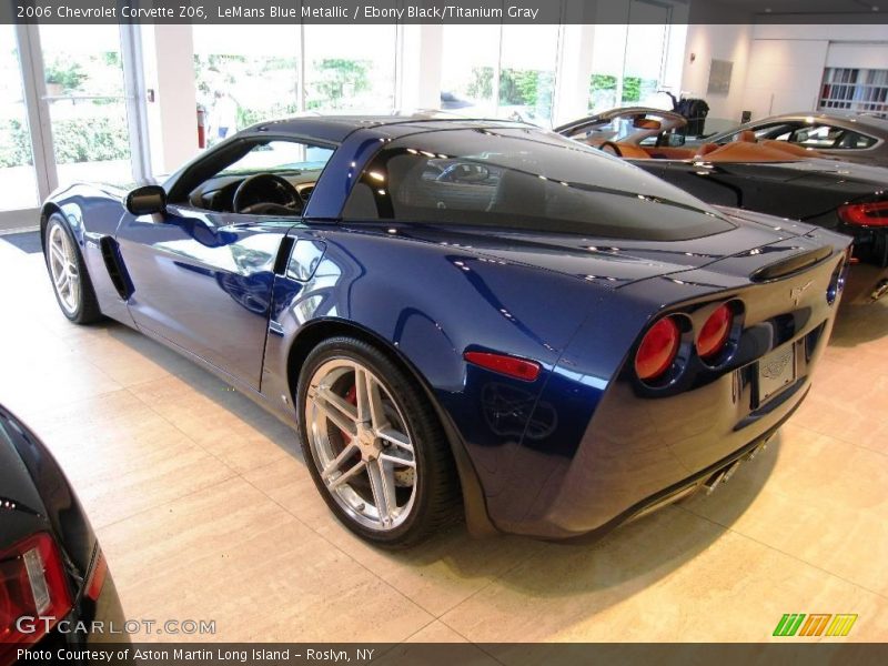 LeMans Blue Metallic / Ebony Black/Titanium Gray 2006 Chevrolet Corvette Z06