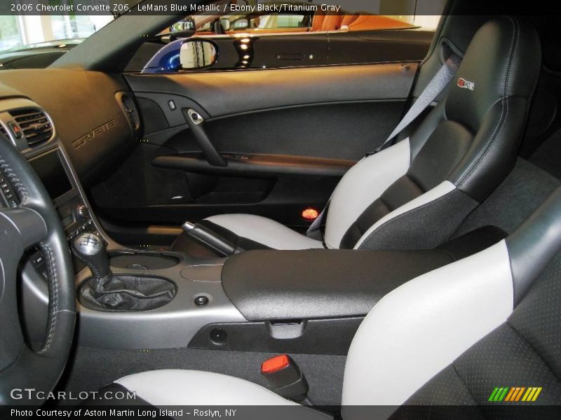LeMans Blue Metallic / Ebony Black/Titanium Gray 2006 Chevrolet Corvette Z06