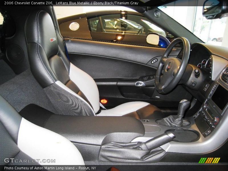 LeMans Blue Metallic / Ebony Black/Titanium Gray 2006 Chevrolet Corvette Z06
