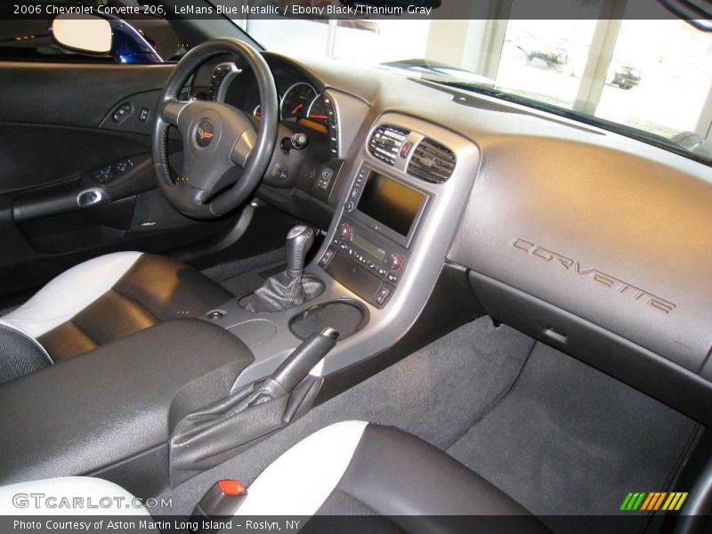 LeMans Blue Metallic / Ebony Black/Titanium Gray 2006 Chevrolet Corvette Z06