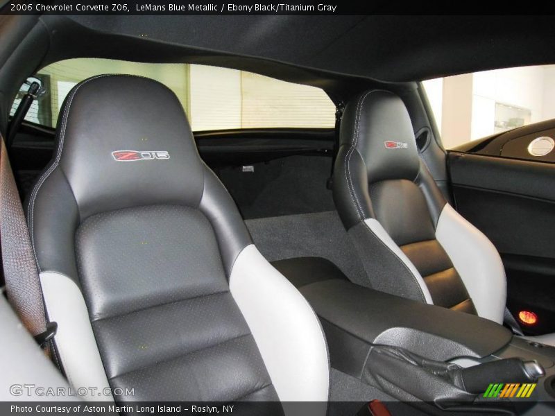 LeMans Blue Metallic / Ebony Black/Titanium Gray 2006 Chevrolet Corvette Z06