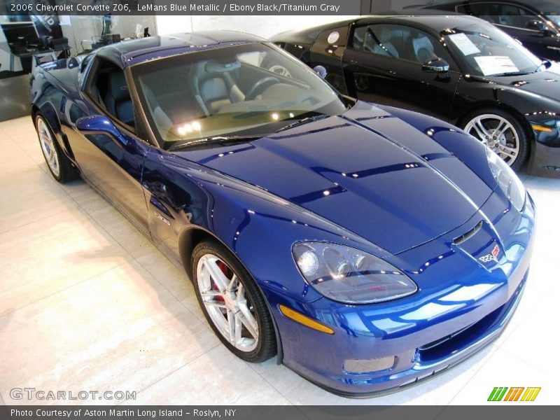 LeMans Blue Metallic / Ebony Black/Titanium Gray 2006 Chevrolet Corvette Z06