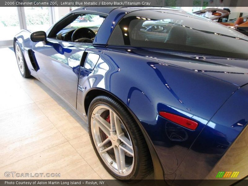 LeMans Blue Metallic / Ebony Black/Titanium Gray 2006 Chevrolet Corvette Z06