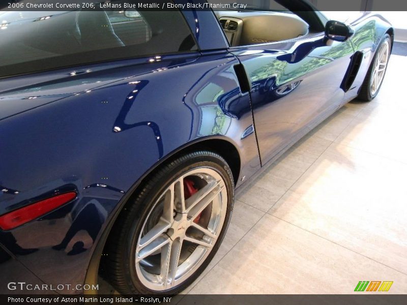 LeMans Blue Metallic / Ebony Black/Titanium Gray 2006 Chevrolet Corvette Z06