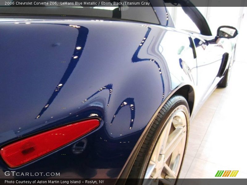 LeMans Blue Metallic / Ebony Black/Titanium Gray 2006 Chevrolet Corvette Z06