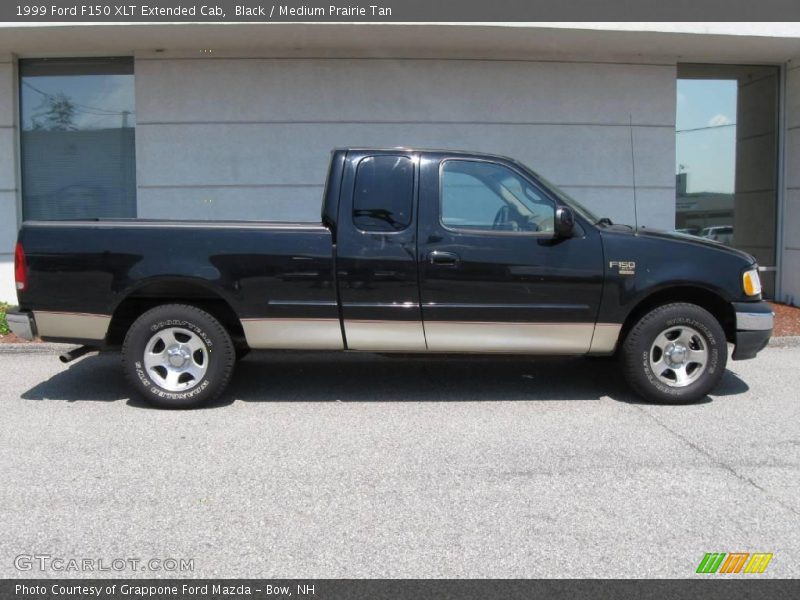 Black / Medium Prairie Tan 1999 Ford F150 XLT Extended Cab