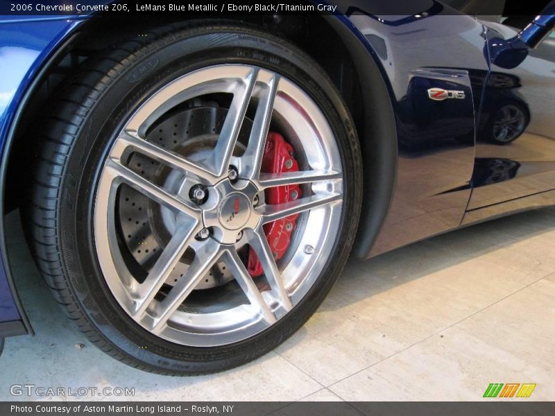 LeMans Blue Metallic / Ebony Black/Titanium Gray 2006 Chevrolet Corvette Z06