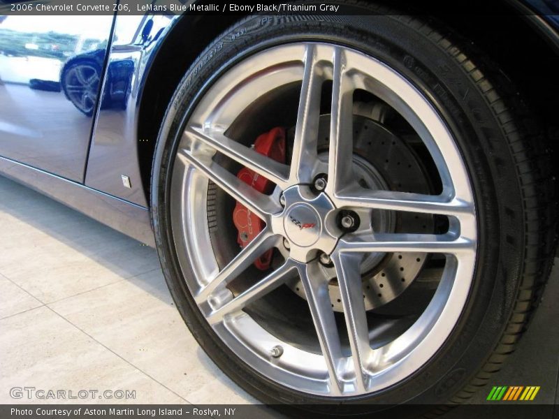 LeMans Blue Metallic / Ebony Black/Titanium Gray 2006 Chevrolet Corvette Z06