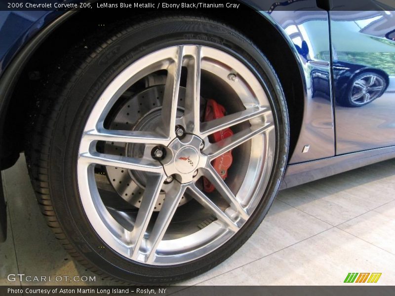 LeMans Blue Metallic / Ebony Black/Titanium Gray 2006 Chevrolet Corvette Z06
