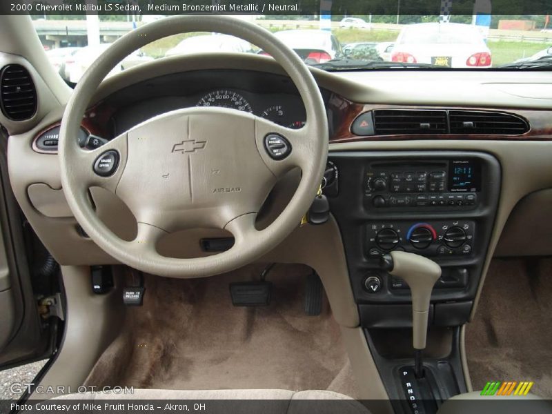 Medium Bronzemist Metallic / Neutral 2000 Chevrolet Malibu LS Sedan