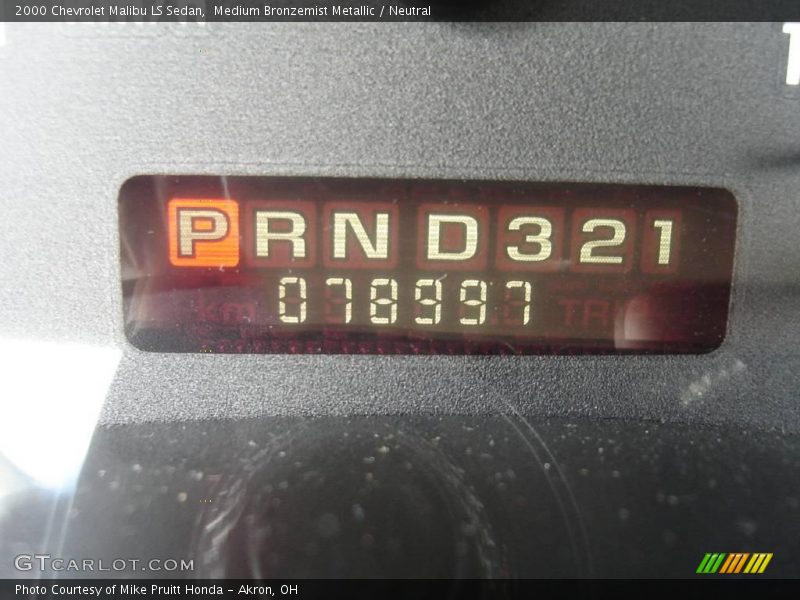 Medium Bronzemist Metallic / Neutral 2000 Chevrolet Malibu LS Sedan