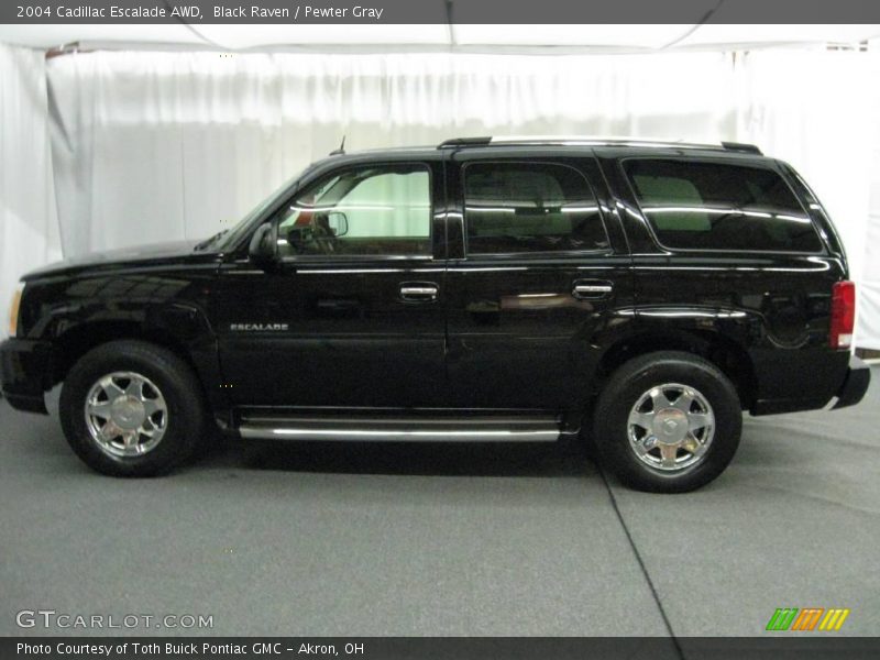 Black Raven / Pewter Gray 2004 Cadillac Escalade AWD