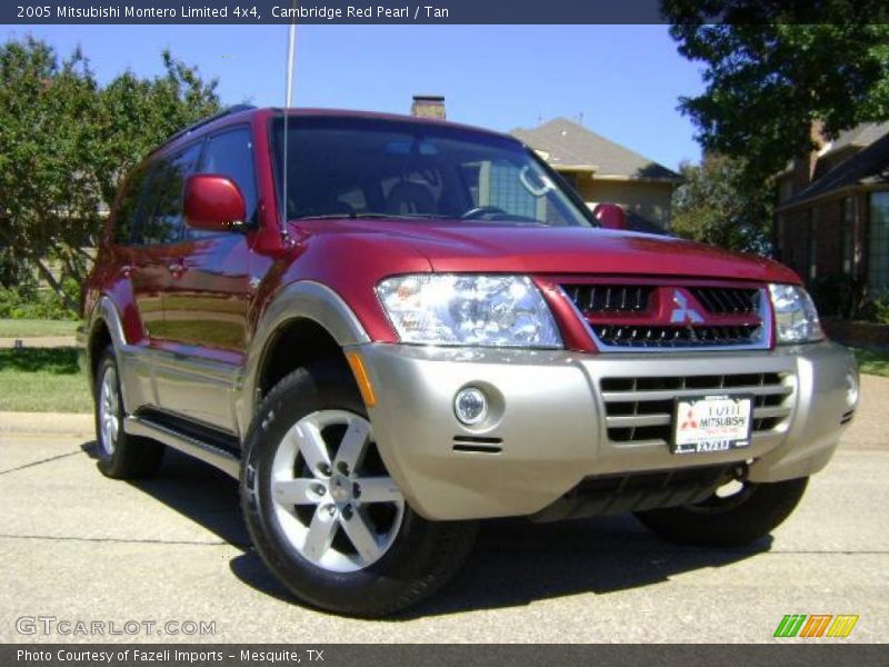 Cambridge Red Pearl / Tan 2005 Mitsubishi Montero Limited 4x4