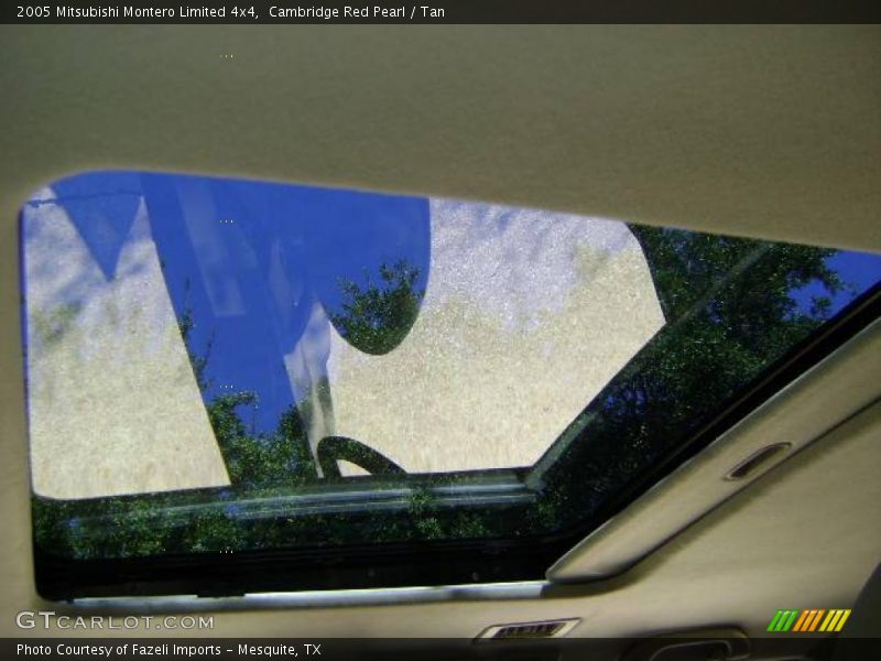 Cambridge Red Pearl / Tan 2005 Mitsubishi Montero Limited 4x4