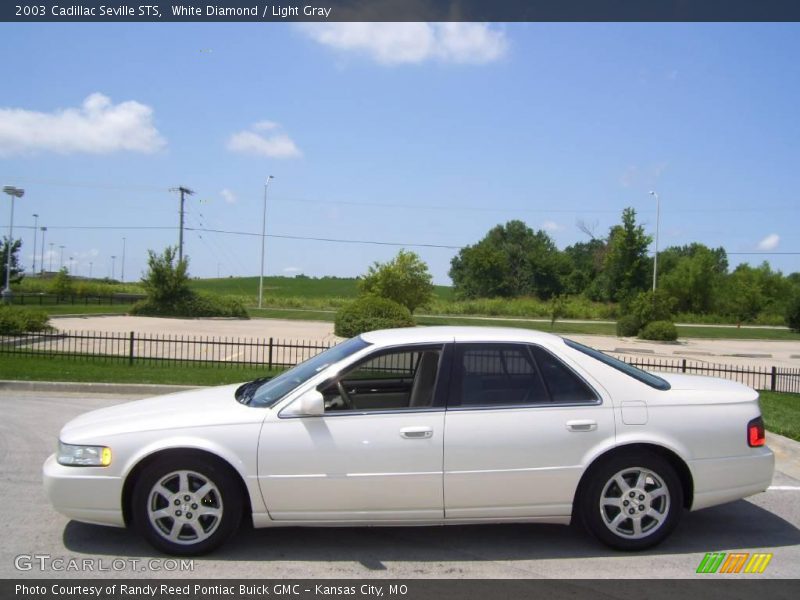 White Diamond / Light Gray 2003 Cadillac Seville STS