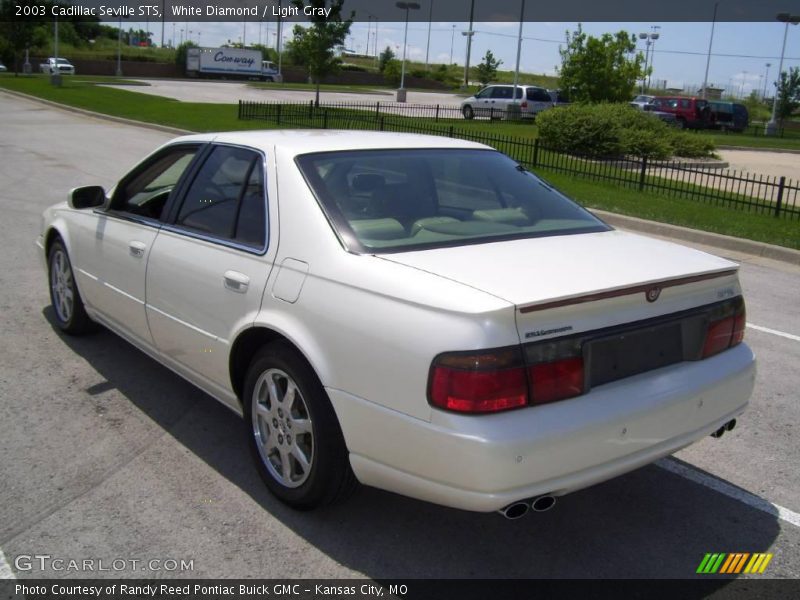 White Diamond / Light Gray 2003 Cadillac Seville STS