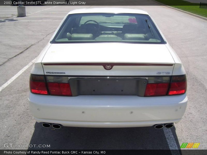 White Diamond / Light Gray 2003 Cadillac Seville STS