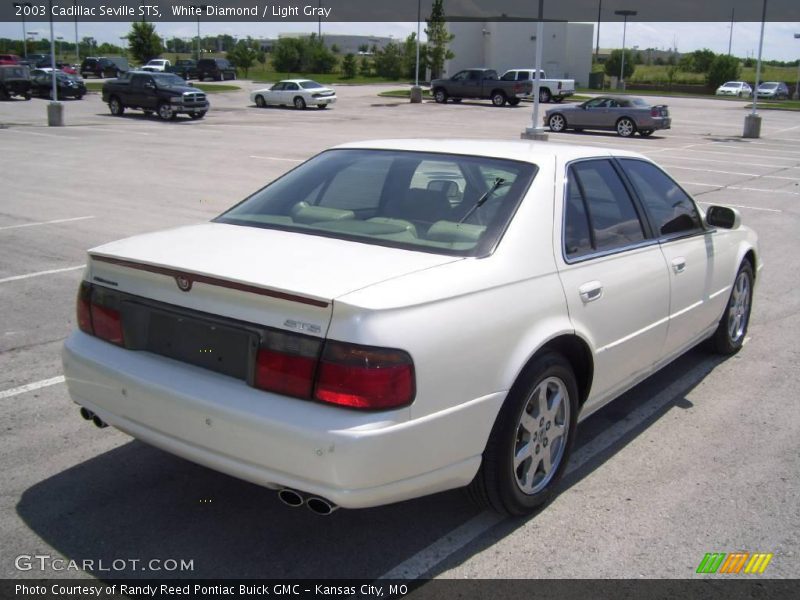White Diamond / Light Gray 2003 Cadillac Seville STS