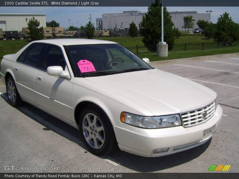 White Diamond / Light Gray 2003 Cadillac Seville STS