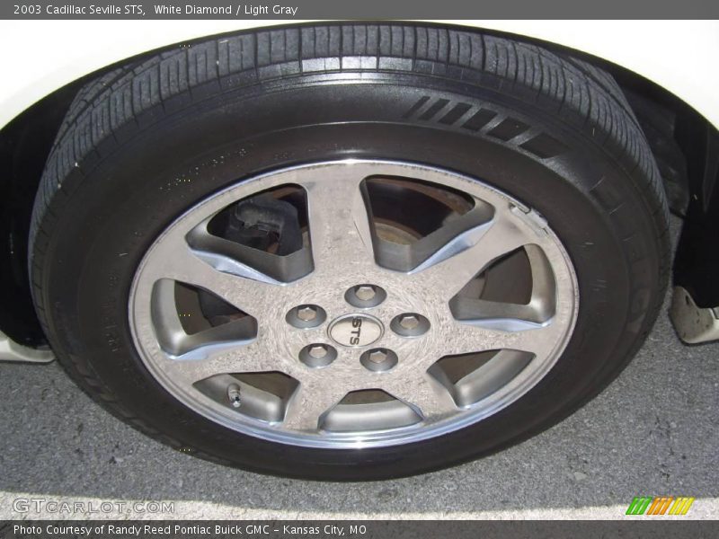 White Diamond / Light Gray 2003 Cadillac Seville STS
