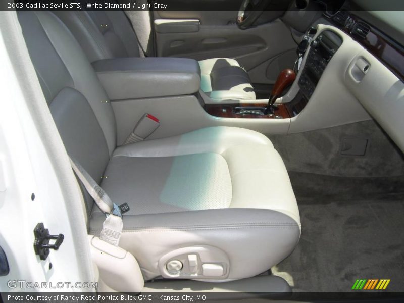 White Diamond / Light Gray 2003 Cadillac Seville STS