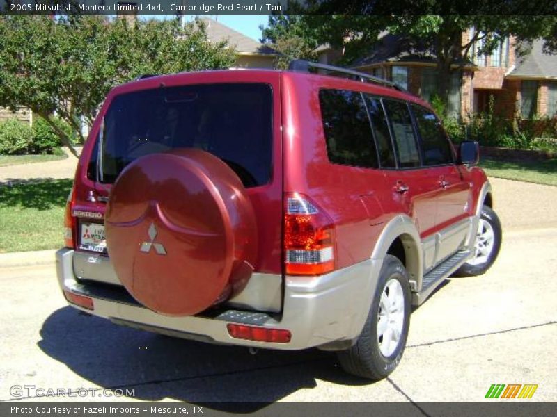 Cambridge Red Pearl / Tan 2005 Mitsubishi Montero Limited 4x4