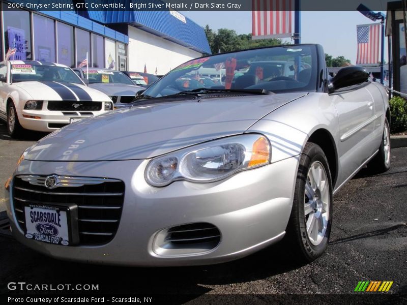 Bright Silver Metallic / Dark Slate Gray 2006 Chrysler Sebring GTC Convertible
